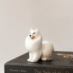 USSR LFZ LOMONOSOV SAMOYED FIGURE