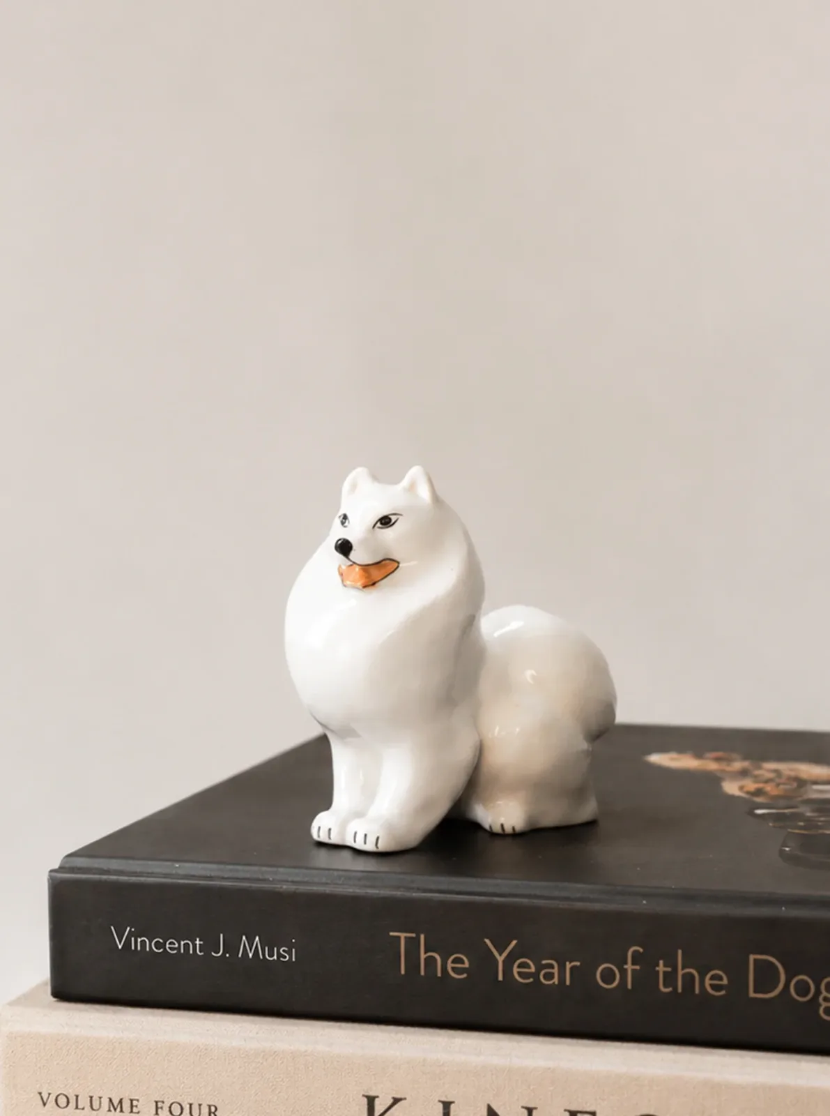 USSR LFZ LOMONOSOV SAMOYED FIGURE