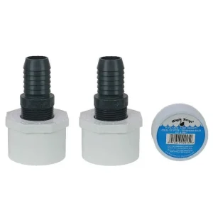 UV Sterilizer Reducer Kit, 2” PVC to 5/8” barb