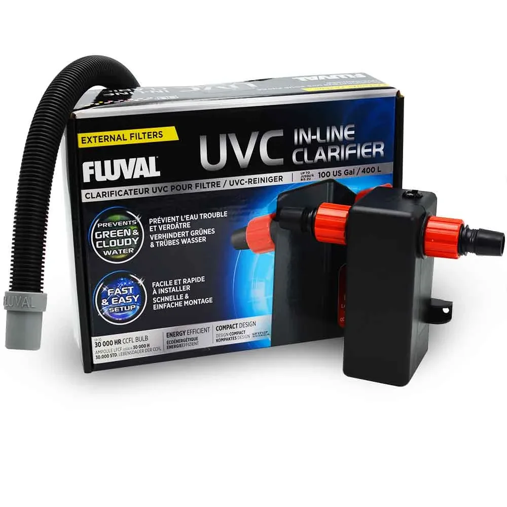 UVC In-Line Clarifier (up to 100 Gallon) UV - Fluval