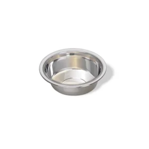 Van Ness Plastics Lightweight Stainless Steel Dish, Silver Large