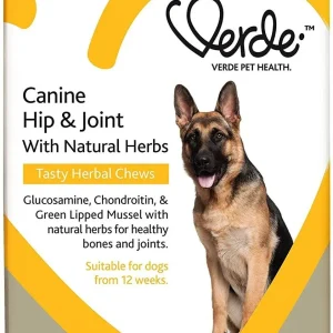 Verde Canine Hip & Joint Formula Dog Supplements - 60 Count - 6.3 oz