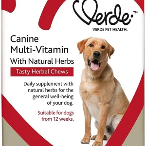 Verde Canine Multi-Vitamin Formula Dog Supplements - 60 Count - 6.3 oz