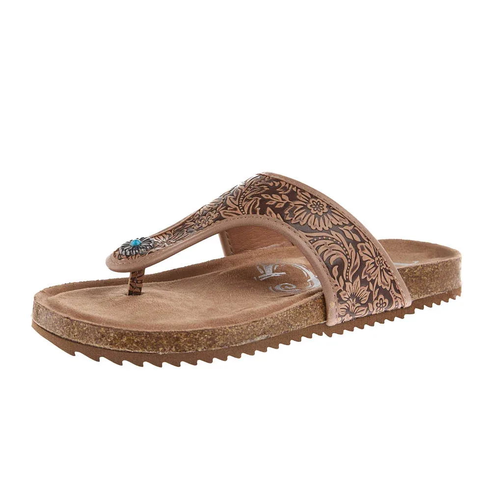 Very G Women's Danni 2 Light Tan Sandals