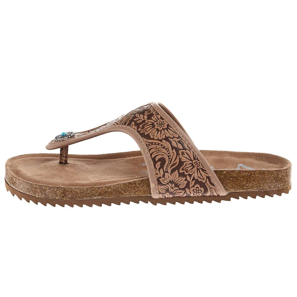 Very G Women's Danni 2 Light Tan Sandals - Image 2