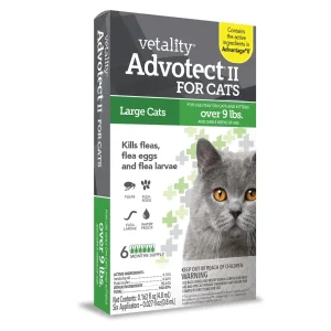 Vetality Advotect II Spot On For Cats 9+ lbs 6 Month