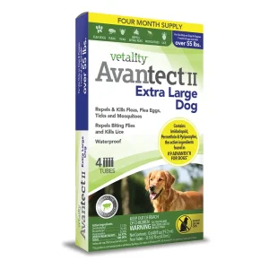 Vetality Avantect II Spot On X-Large Dogs 4 Month
