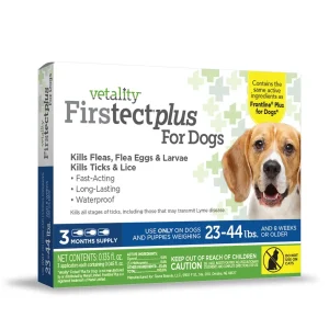 Vetality Firstect Plus Spot On For Medium Dogs 3 Month