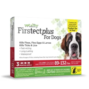 Vetality Firstect Plus Spot On For X-Large Dogs 3 Month