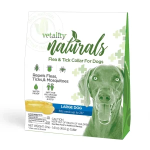 Vetality Naturals Flea & Tick Collars Large Dogs 4 Month