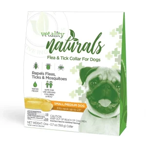 Vetality Naturals Flea & Tick Collars S/M Dogs 4 Month