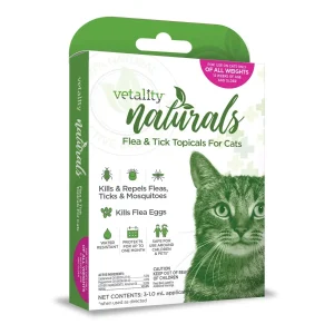 Vetality Naturals Flea & Tick Topicals 3 Month Cat