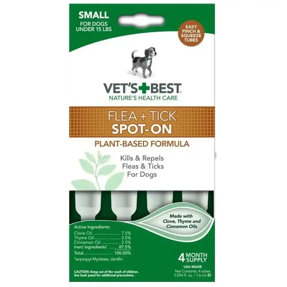 Vet's Best Flea and Tick Spot-On 4 ct