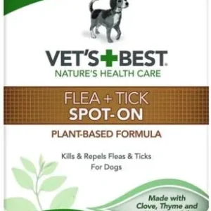Vet's Best Natural Spot-On Flea and Tick Spray Dog Flea and Tick Spray - 6 oz