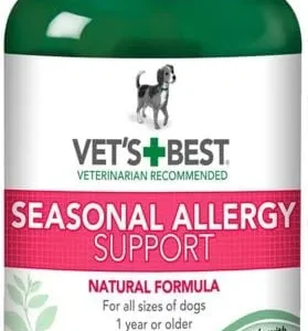 Vet's Best Seasonal Allergy Support Dog Supplements - 60 Tablets