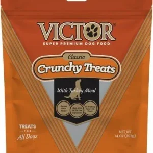 Victor Crunchy Dog Treats with Turkey - 14 oz