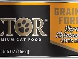 Victor Feline Shredded Chicken in Gravy Canned Cat Food - 5.5 oz - Case of 24