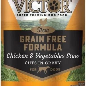 Victor Grain Free Chicken & Vegetable in Gravy Canned Dog Food - 13.2 oz - Case of 12