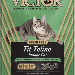 Victor Grain Free Fit Feline Indoor Cat Dry Cat Food - 15 lb Bag