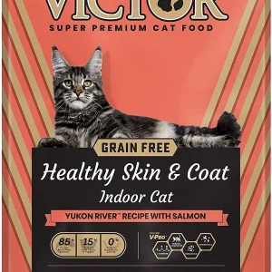 Victor Grain Free Healthy Skin & Coat Indoor Cat Dry Cat Food - 5 lb Bag