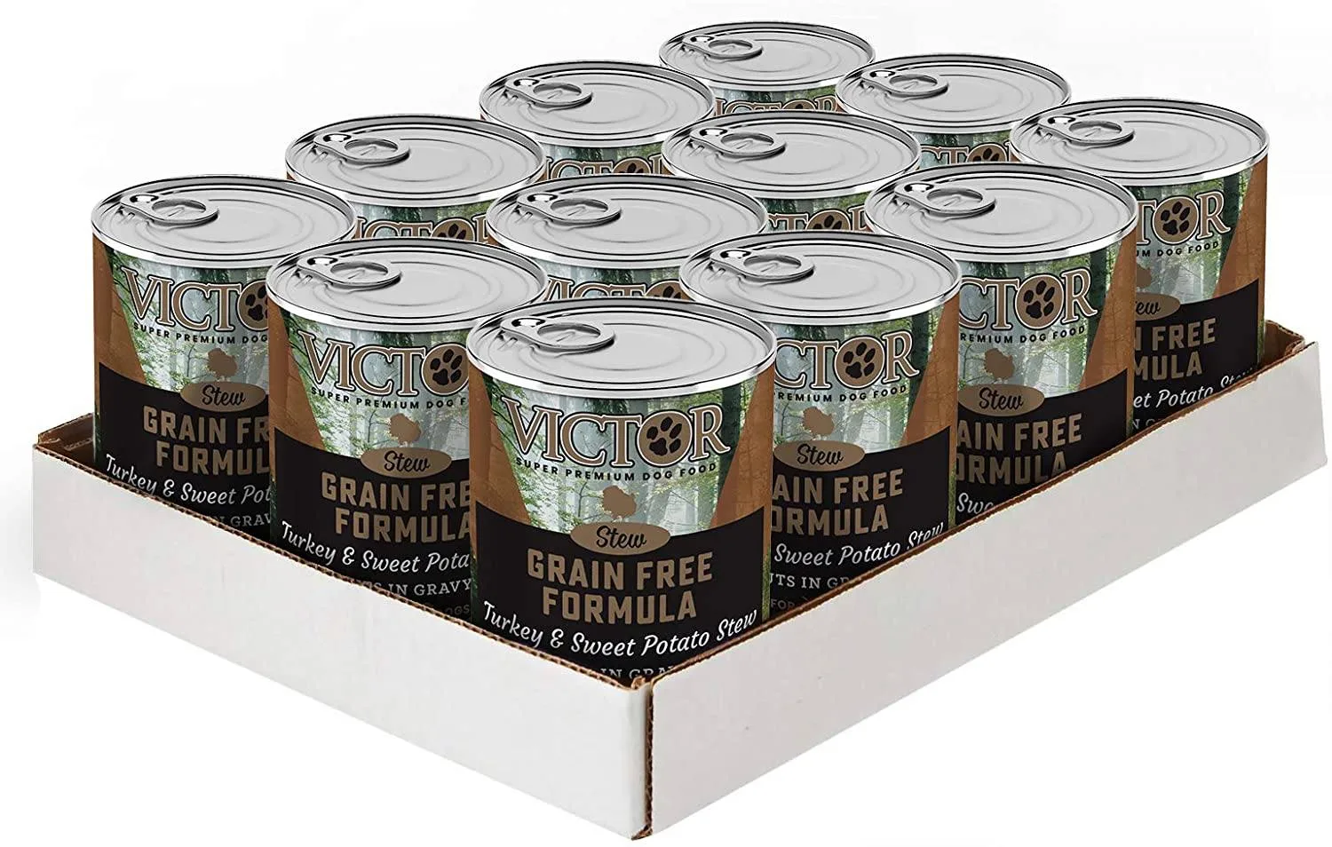 Victor Grain Free Turkey & Sweet Potato Stew Canned Dog Food - 13.2 oz - Case of 12
