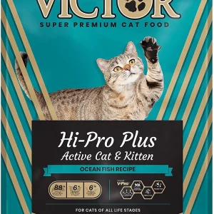 Victor Hi-Pro Plus Active Cat & Kitten Dry Cat Food - 15 lb Bag