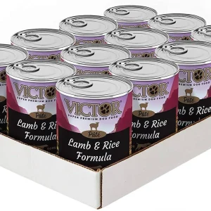 Victor Lamb & Rice Pate Canned Dog Food - 13.2 oz - Case of 12