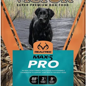 Victor Realtree Max-5 Pro Dry Dog Food - 40 lb Bag