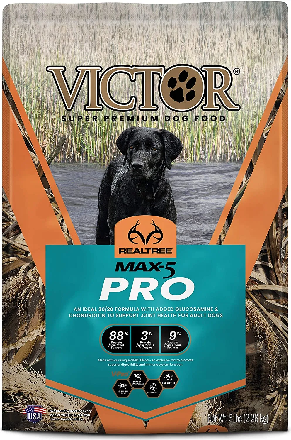 Victor Realtree Max-5 Pro Dry Dog Food - 5 lb Bag