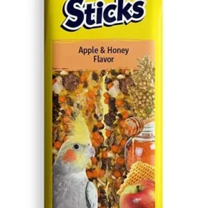 Vitakraft Crunch Sticks Apple & Honey Cockatiels Treats
