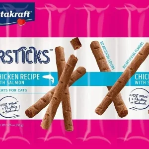 Vitakraft PurrSticks Chicken & Salmon Treats for Cats