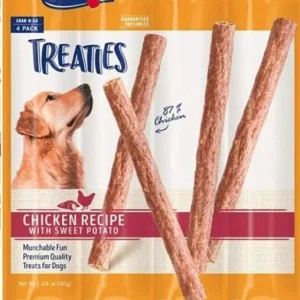 VitaKraft Treaties Smoked Chicken with Sweet Potato Grab-n-Go Dog Treats
