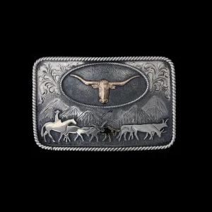 Vogt Silversmiths The Trail Drive Trophy Buckle
