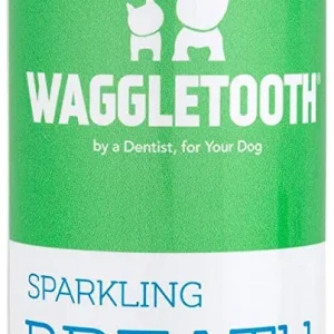 WaggleTooth Sparkling Breath Water Additive for Dogs - 8 oz