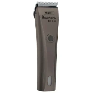 Wahl Bravura Lithium Adjustable 5 in 1 Blade Dog Hair Clipper Gray