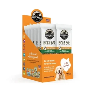 Walk About Pet Peanut Butter Bickie Bar Dog Treats 1.25oz