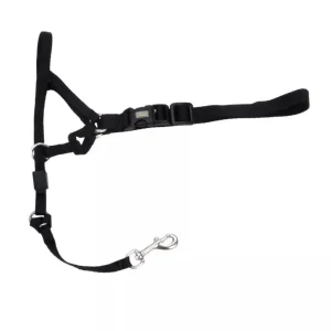 Walk 'n Train Dog Head Halter, Black Large