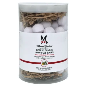 Warren London Deep Cleaning Paw Fizz Balls 75 Ct