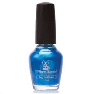 Warren London Dog Nail Polish Bottle Blue