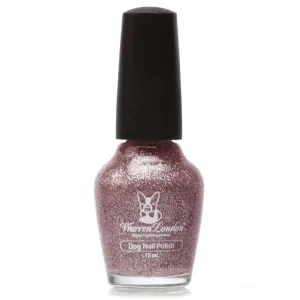 Warren London Dog Nail Polish Bottle Pink Sparkle