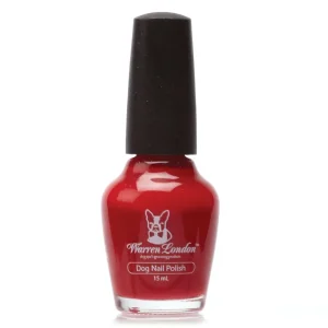 Warren London Dog Nail Polish Bottle Red