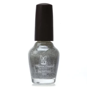 Warren London Dog Nail Polish Bottle Silver Sparkle