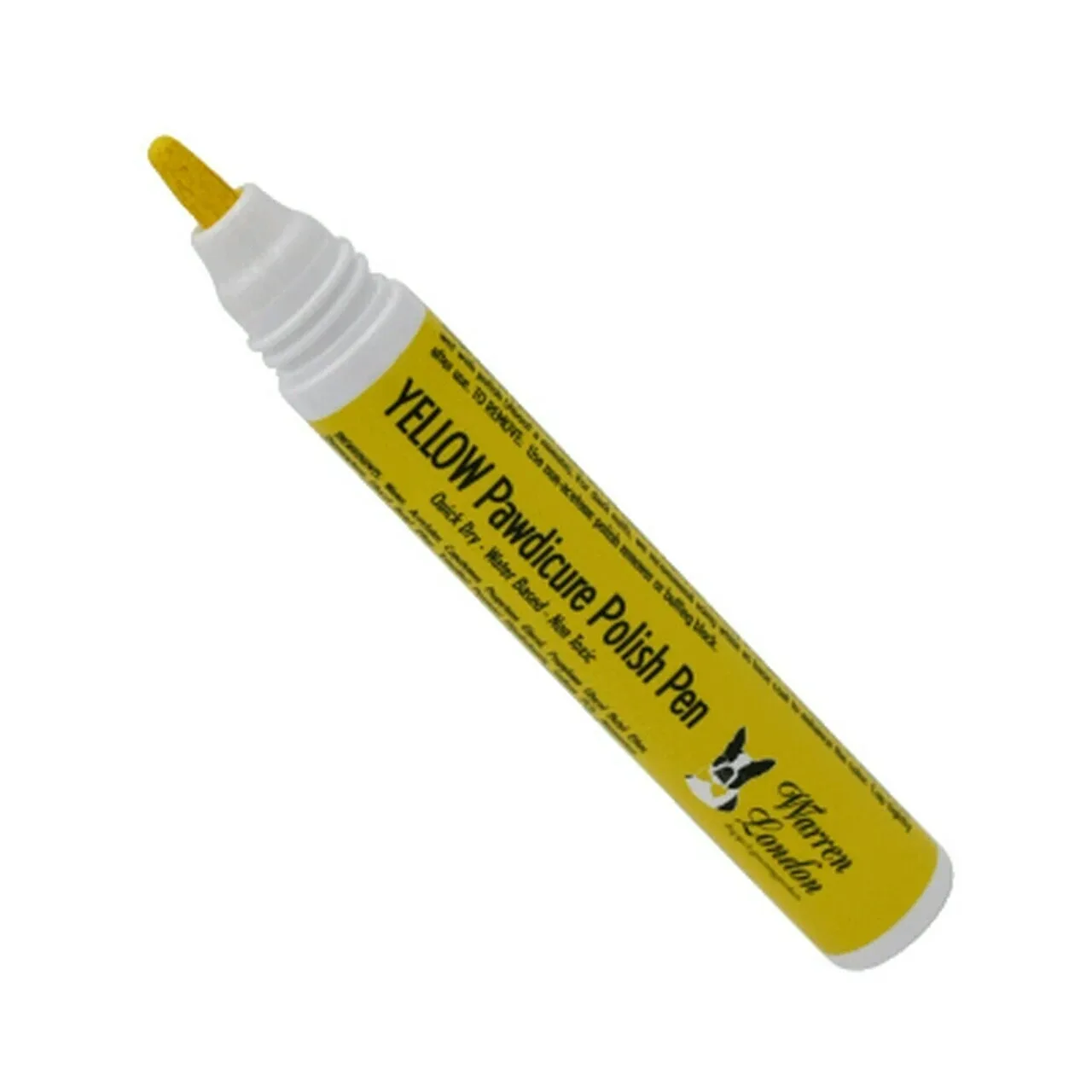 Warren London Pawdicure Polish Pens, Yellow, 0.16 oz