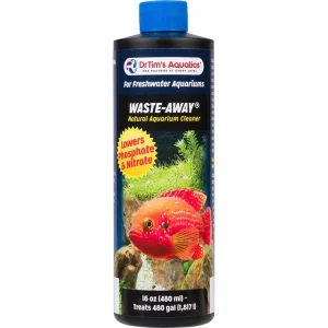 Waste-Away Natural Aquarium Cleaner for Freshwater Aquaria (16 oz) - Dr Tim's