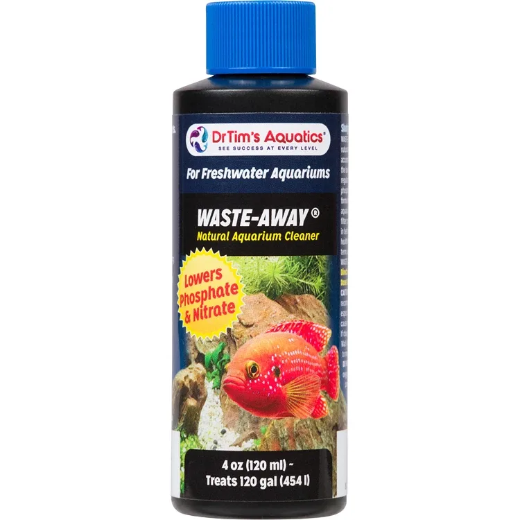 Waste-Away Natural Aquarium Cleaner for Freshwater Aquaria (4 oz) - Dr Tim's