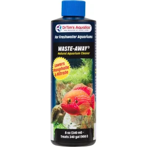 Waste-Away Natural Aquarium Cleaner for Freshwater Aquaria (8 oz) - Dr Tim's