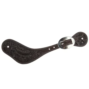 WD Tack Heavy Oiled Dark Oak Mens Dove Wing Spur Straps