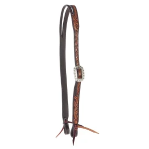 Wd Tack Two Tone Scroll Tooling Slit Ear Headstall