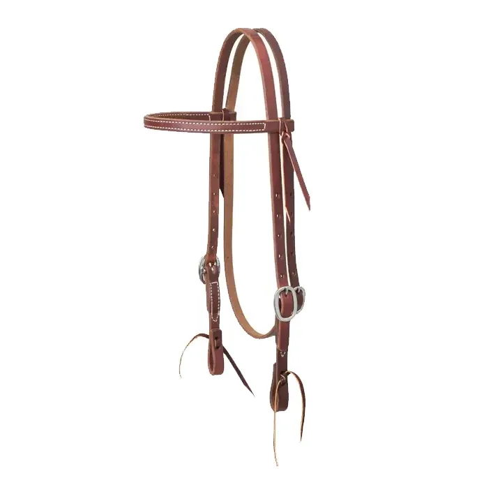 Weaver Leather 5/8in Oiled Browband Headstall - Image 2