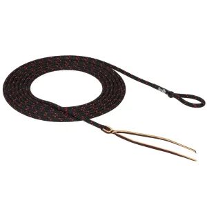 Weaver Leather Black and Red 15ft Transition Lunge Line